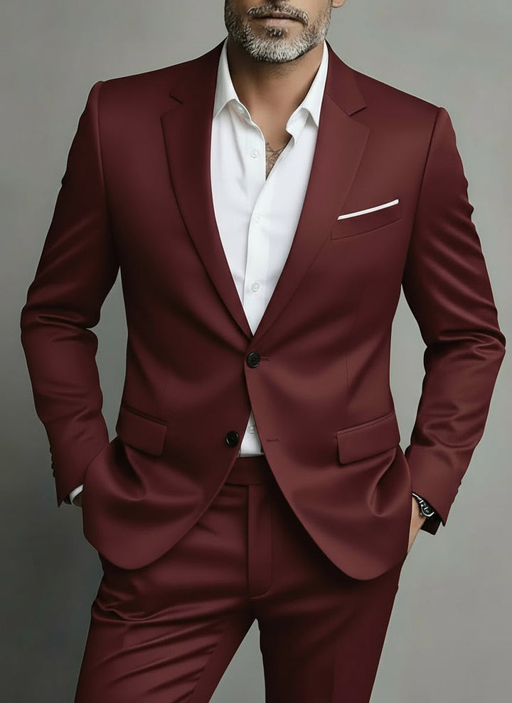 Ethan | Elegant Tailored Slim Fit Men's Suit 0