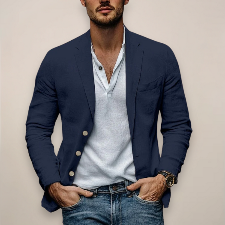 Ethan | Lightweight Breathable Linen Blazer for Men 1