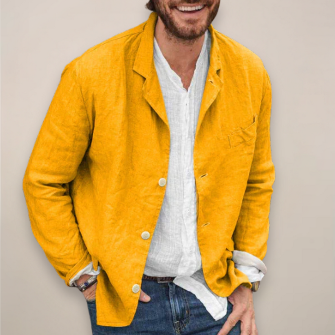 Ethan | Lightweight Casual Linen Blazer for Men 4