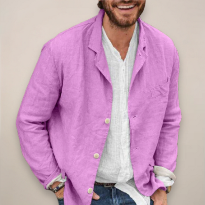 Ethan | Lightweight Casual Linen Blazer for Men 5