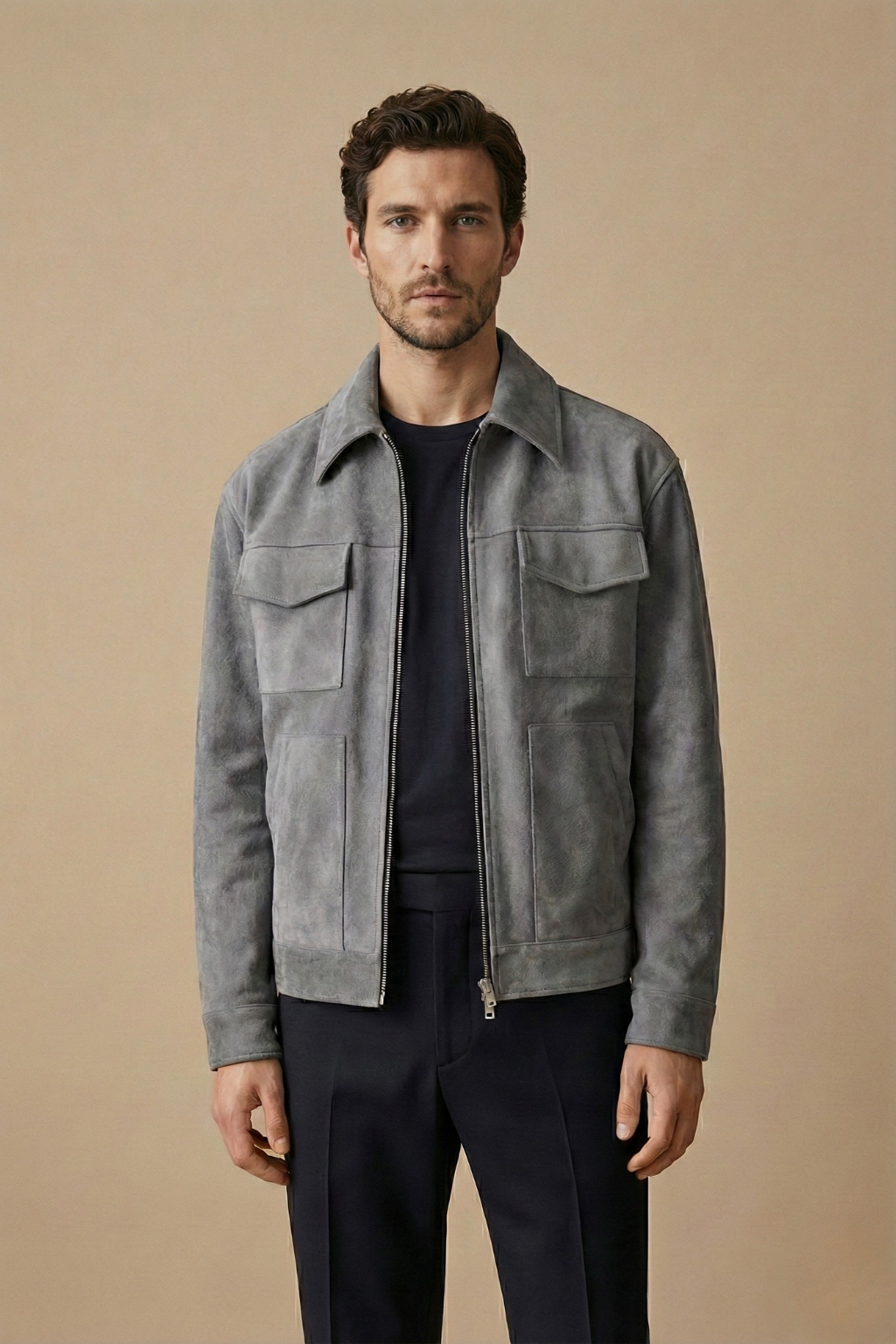 Ethan | Modern Relaxed-Fit Zip Jacket 1
