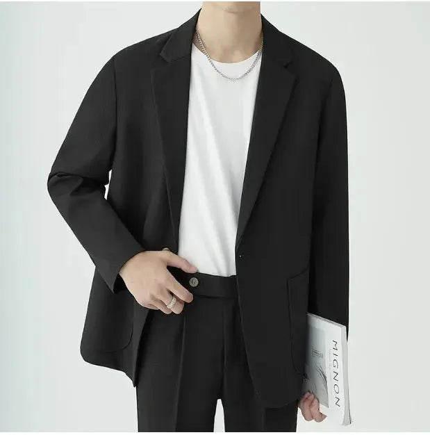 Ethan | Modern Tailored Minimalist Men's Suit Set for All-Season Elegance 0