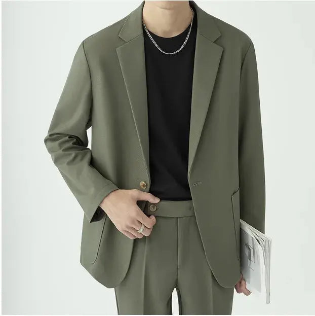 Ethan | Modern Tailored Minimalist Men's Suit Set for All-Season Elegance 3