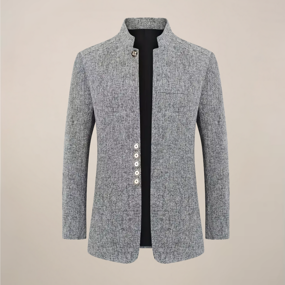 Ethan | Modern Tailored Stand Collar Men's Jacket 0