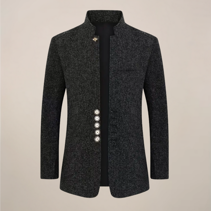Ethan | Modern Tailored Stand Collar Men's Jacket 3