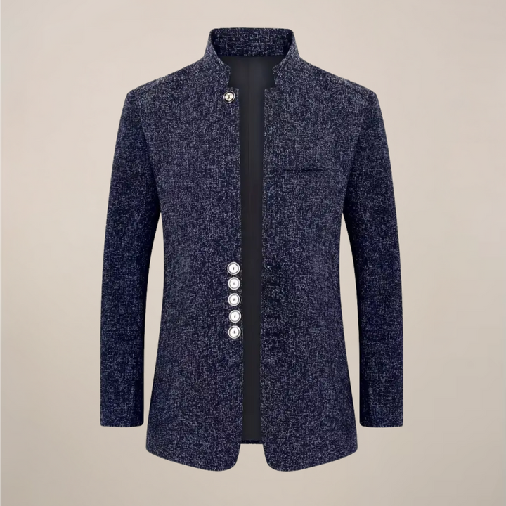 Ethan | Modern Tailored Stand Collar Men's Jacket 4