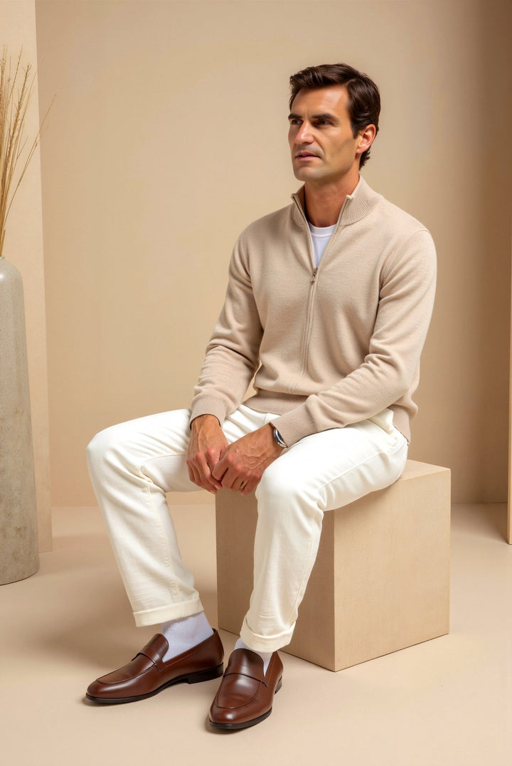 Ethan | Sleek Lightweight Zip-Up Jacket 4