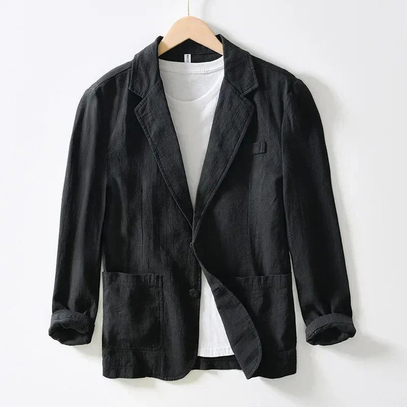 Ethan | Stylish Lightweight Linen Blazer For Men 4