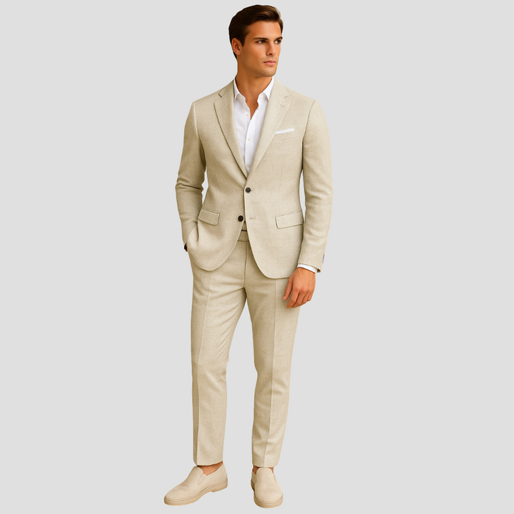Ethan | Stylish Lightweight Men's Linen Suit for Summer Weddings 0