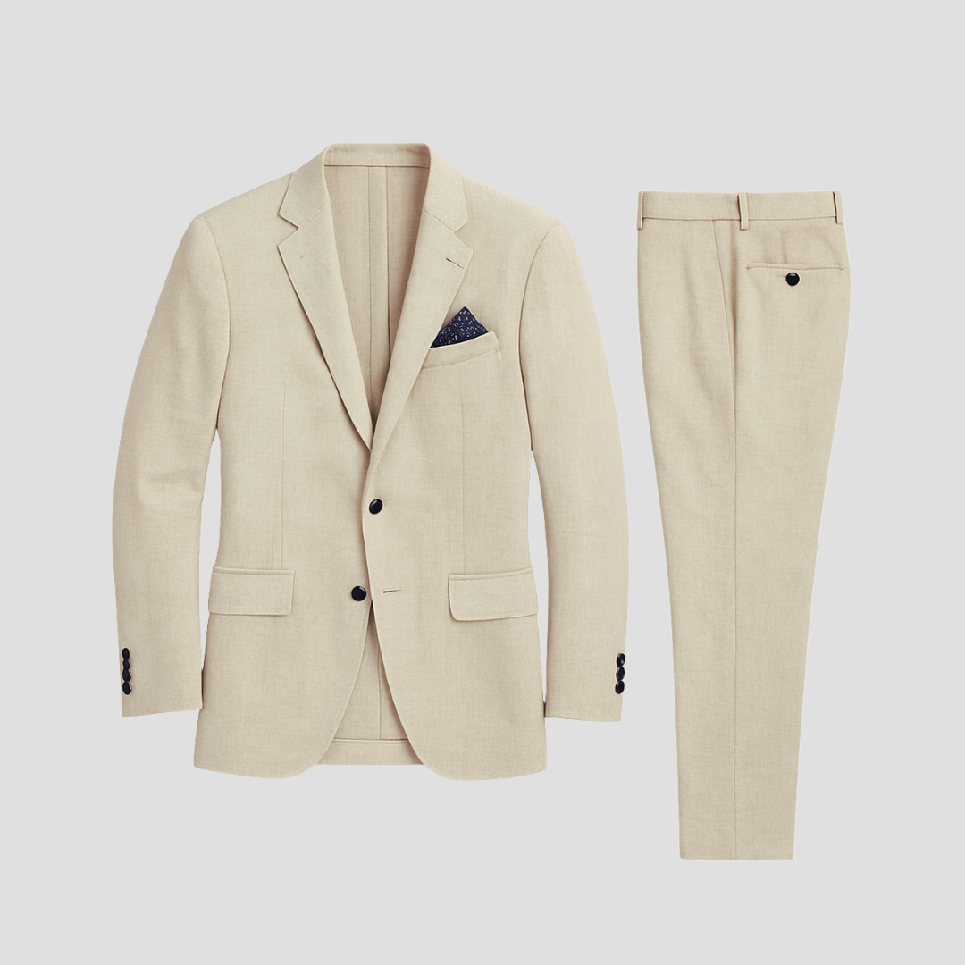 Ethan | Stylish Lightweight Men's Linen Suit for Summer Weddings 1