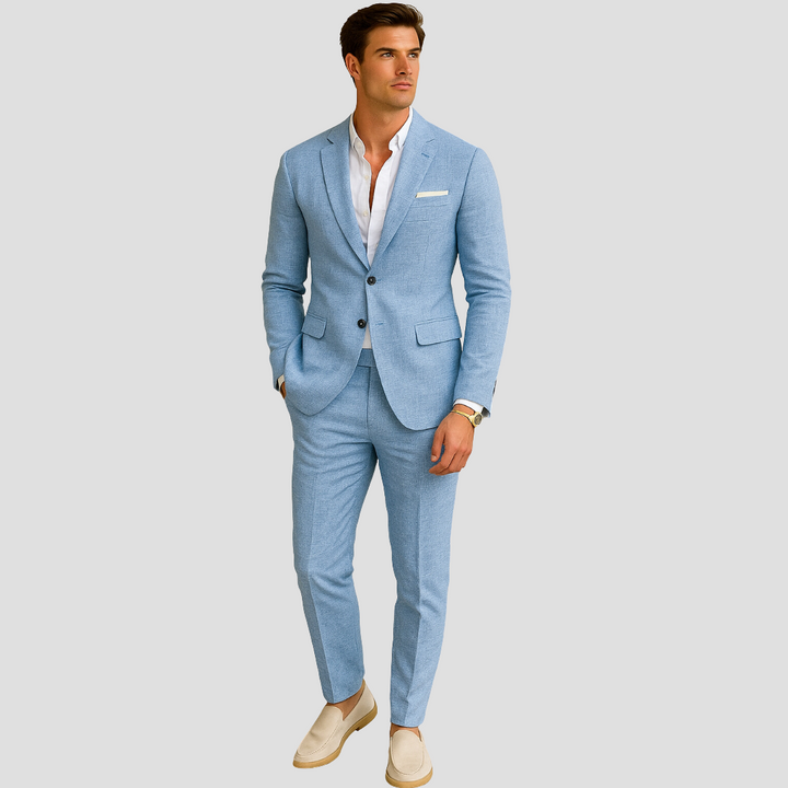 Ethan | Stylish Lightweight Men's Linen Suit for Summer Weddings 2