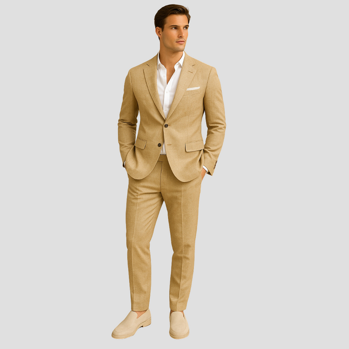 Ethan | Stylish Lightweight Men's Linen Suit for Summer Weddings 3