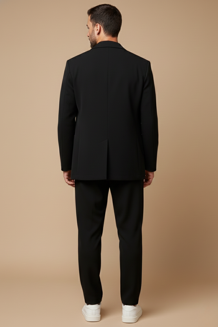 Ethan | Stylish Slim Fit Black Suit for Men 1