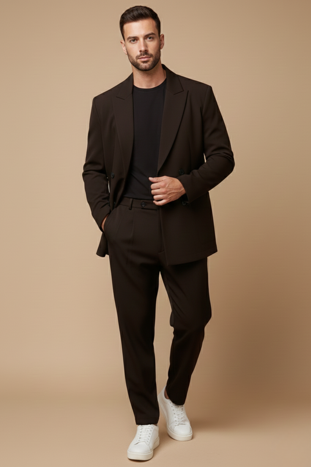 Ethan | Stylish Slim Fit Black Suit for Men 6