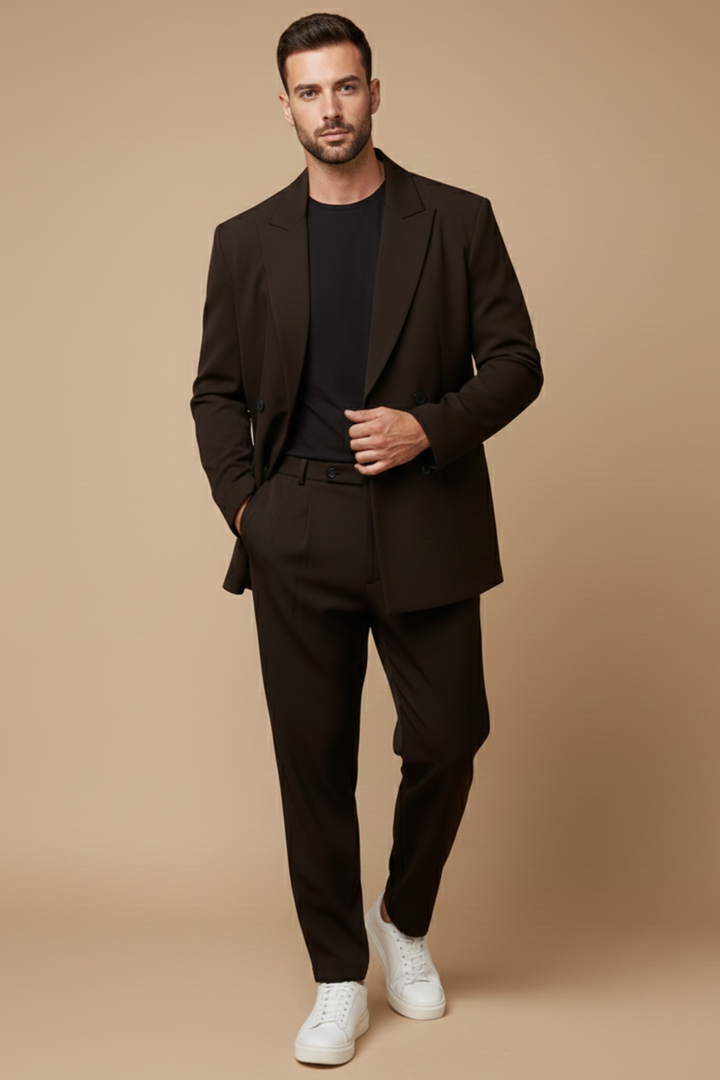 Ethan | Stylish Slim Fit Black Suit for Men 6
