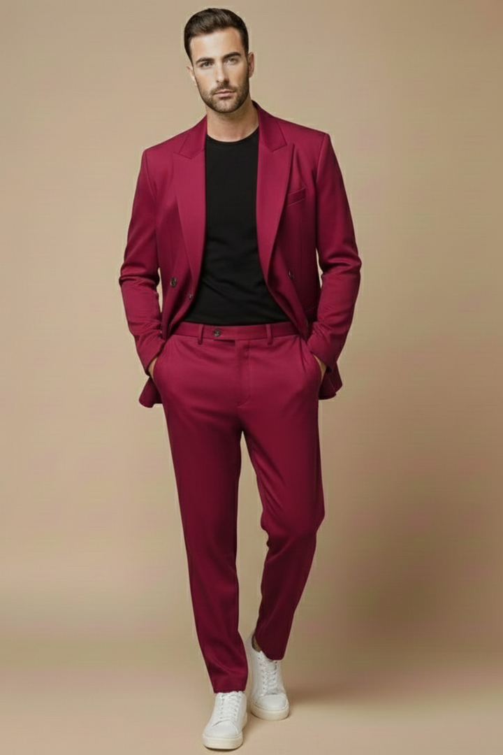 Ethan | Stylish Slim Fit Black Suit for Men 7