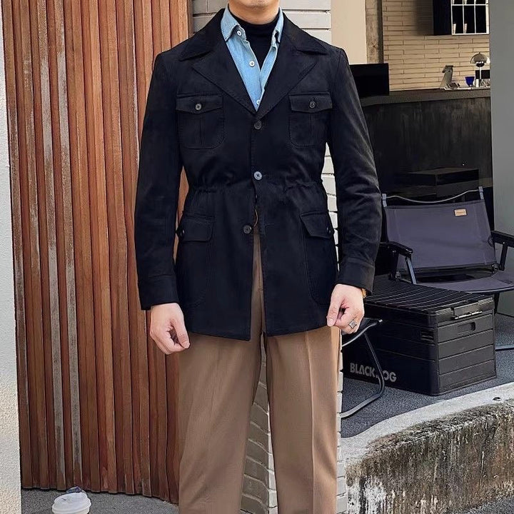 Ethan | Stylish Suede-Look Autumn Hunting Jacket 7