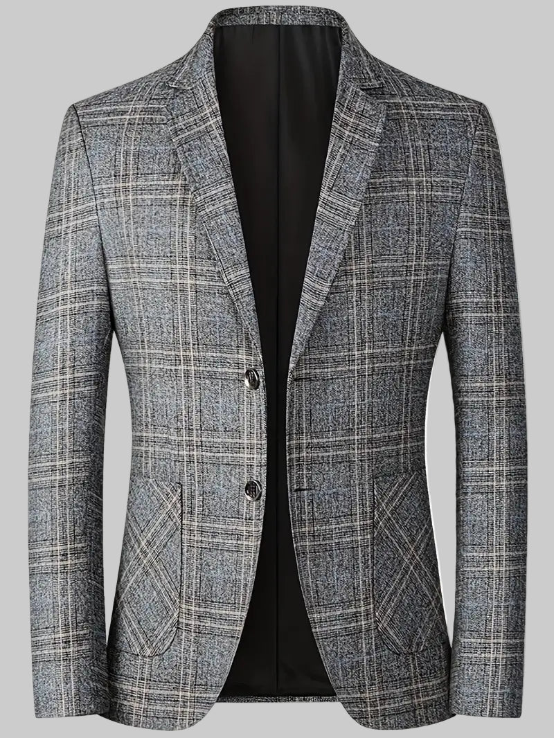 Ethan | Tailored Heritage Checked Mens Blazer Jacket 4