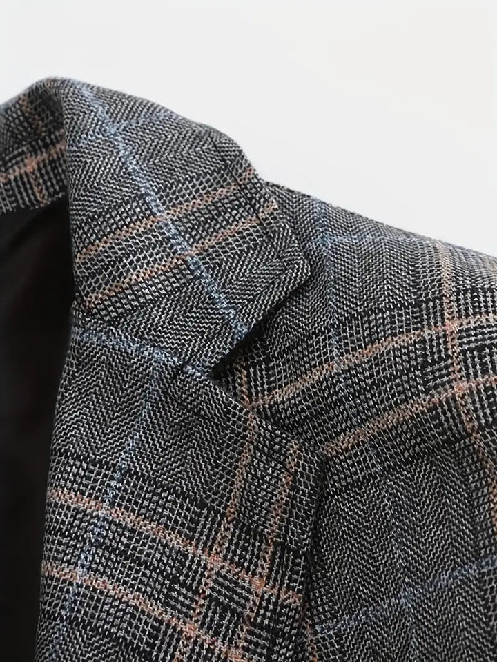 Ethan | Tailored Heritage Checked Mens Blazer Jacket 7