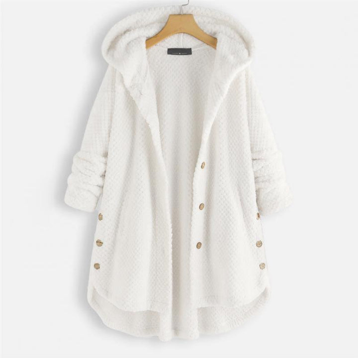Franca Reversible Hooded Fleece Jacket – Warm and Comfortable Autumn Outerwear