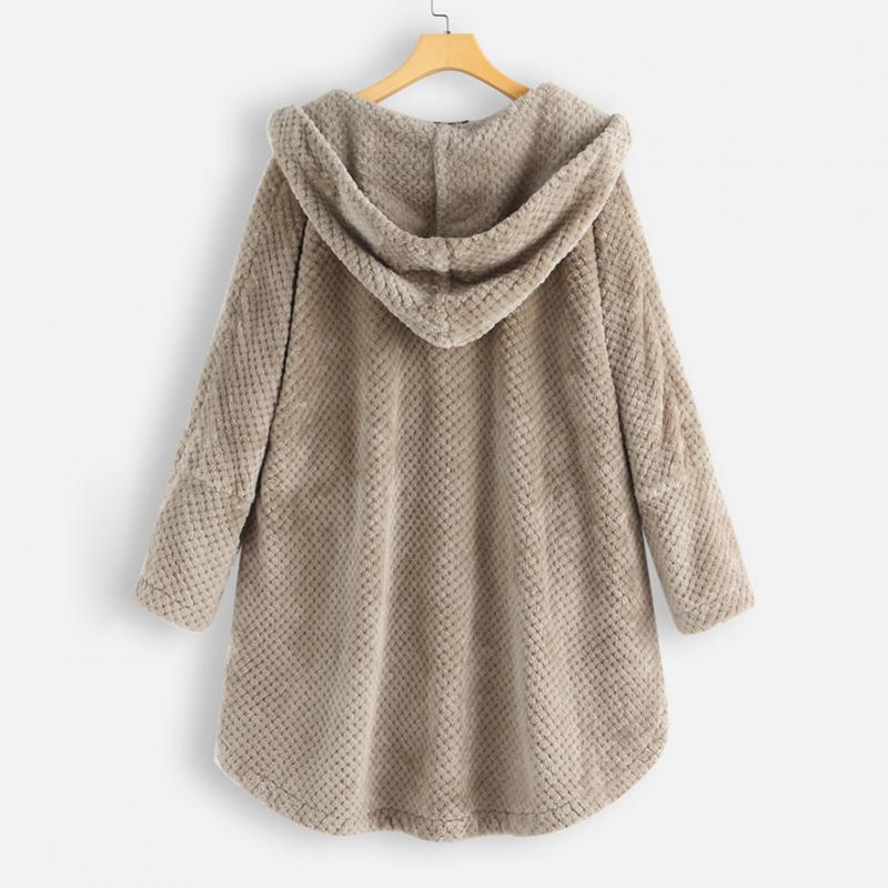 Franca Reversible Hooded Fleece Jacket – Warm and Comfortable Autumn Outerwear