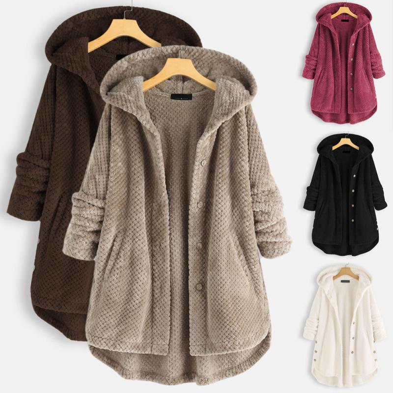 Franca Reversible Hooded Fleece Jacket – Warm and Comfortable Autumn Outerwear