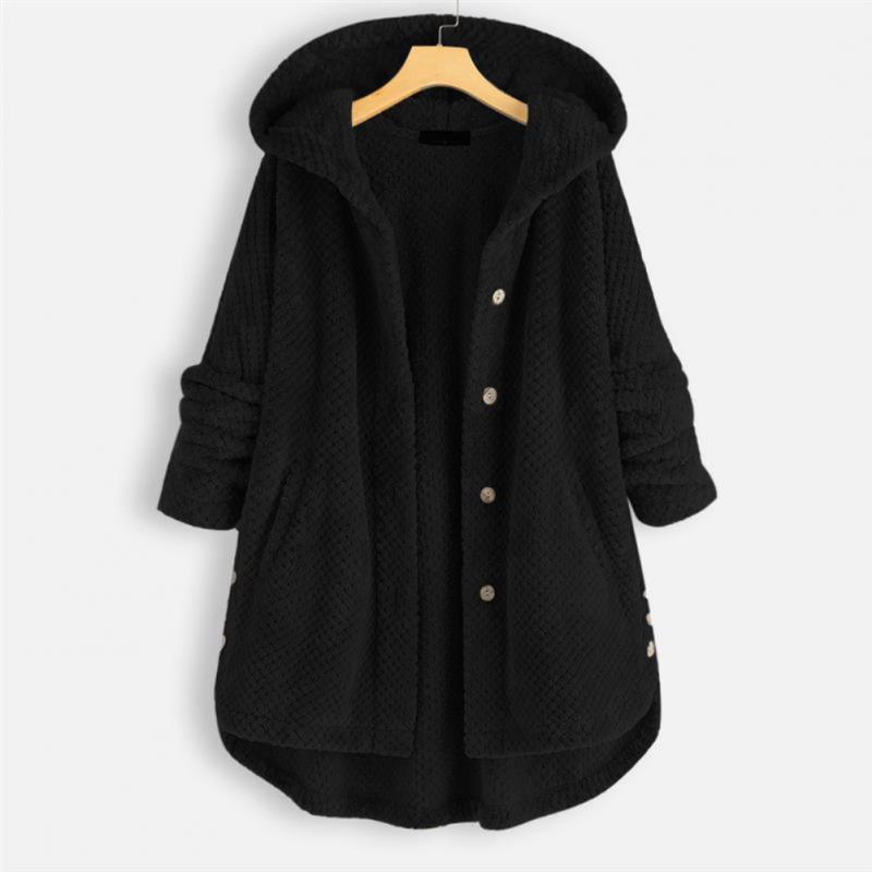 Franca Reversible Hooded Fleece Jacket – Warm and Comfortable Autumn Outerwear