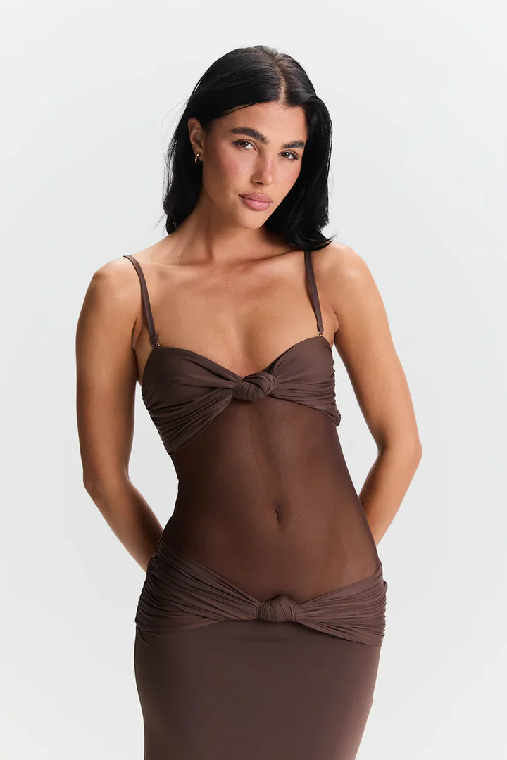 Zola | Detachable Straps Maxi Dress