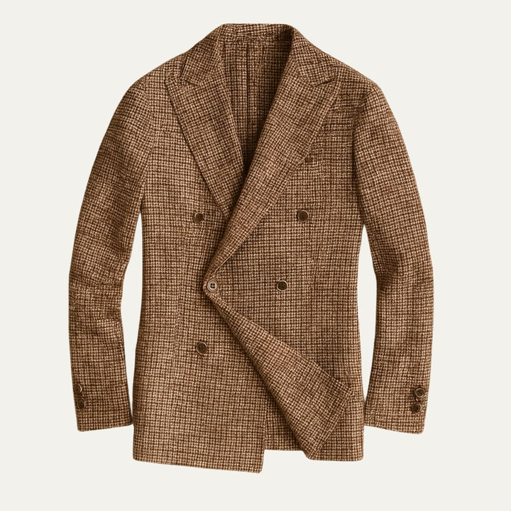 Julian | Stylish Double-Breasted Checked Blazer 0