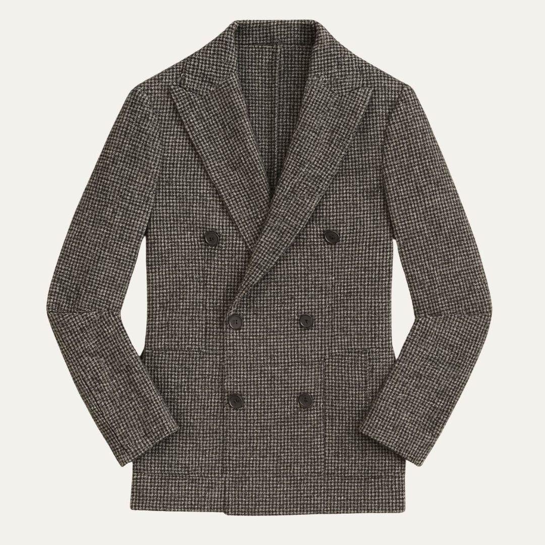 Julian | Stylish Double-Breasted Checked Blazer 1