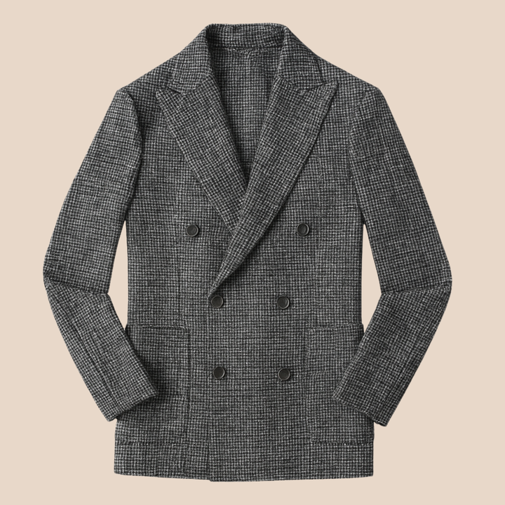Julian | Stylish Double-Breasted Checked Blazer 3