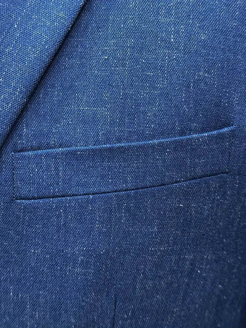 Liam | Lightweight Slim Fit Linen Suit for Men 8