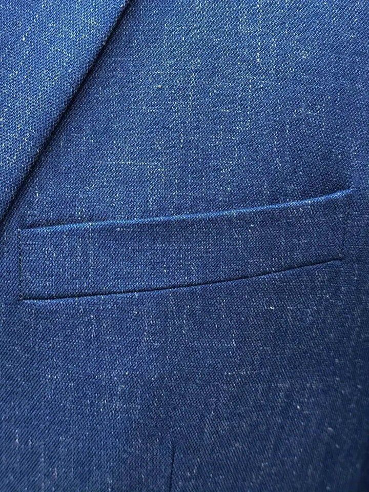 Liam | Lightweight Slim Fit Linen Suit for Men 8