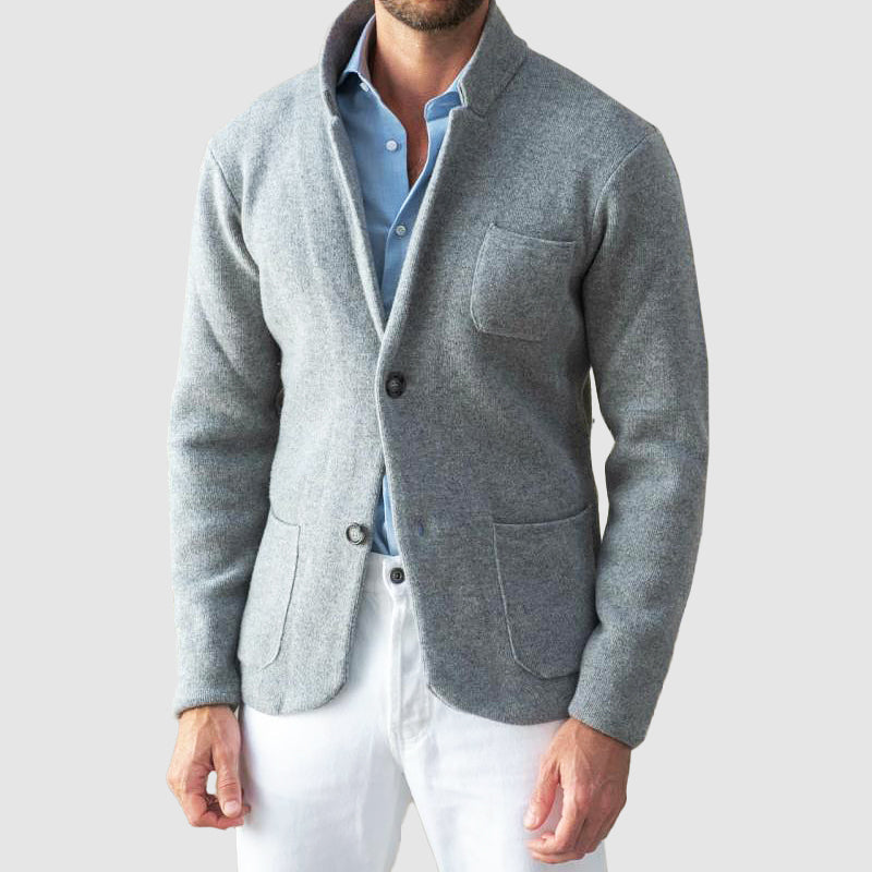 Liam | Soft Knit Tailored Men's Blazer Jacket for Autumn/Winter 0