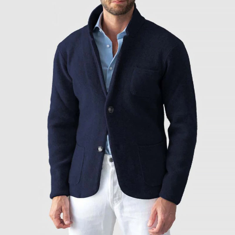 Liam | Soft Knit Tailored Men's Blazer Jacket for Autumn/Winter 3