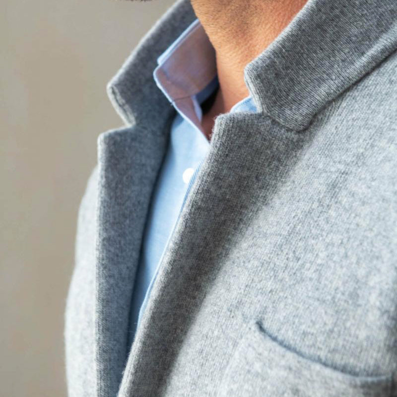 Liam | Soft Knit Tailored Men's Blazer Jacket for Autumn/Winter 4