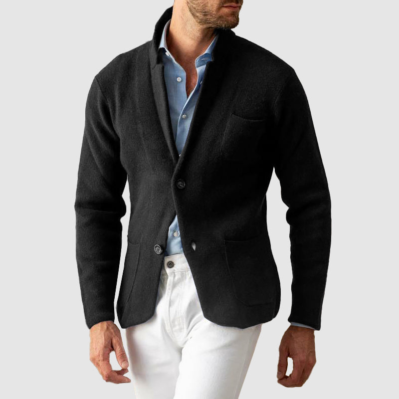 Liam | Stylish Soft Knit Men's Blazer Jacket for Autumn/Winter 2