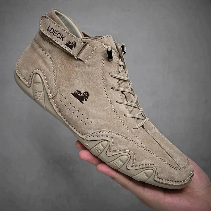 Non-Slip Comfortable Leather Shoes with Orthopedic Insoles for Sensitive Feet Unisex – Autumn