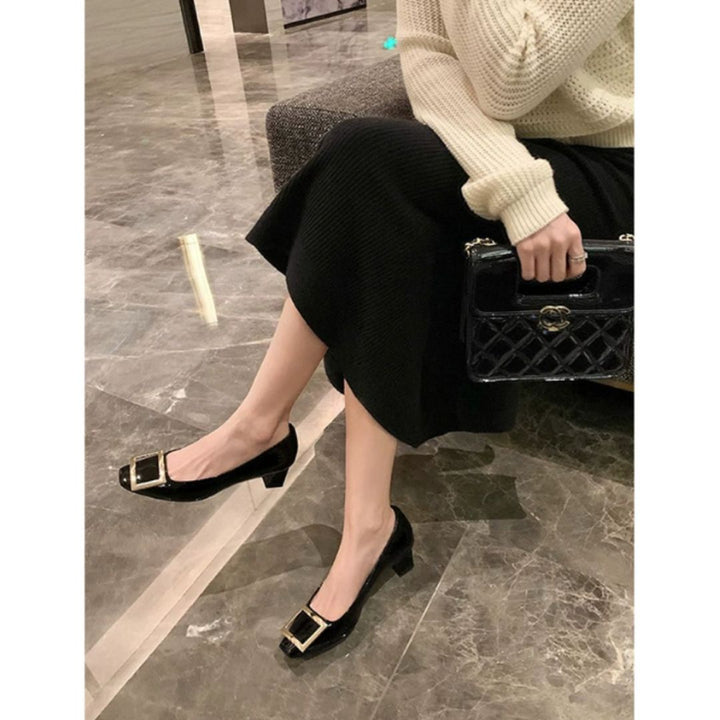 Savannah Stylish Comfortable Buckled Heels for Autumn and Summer