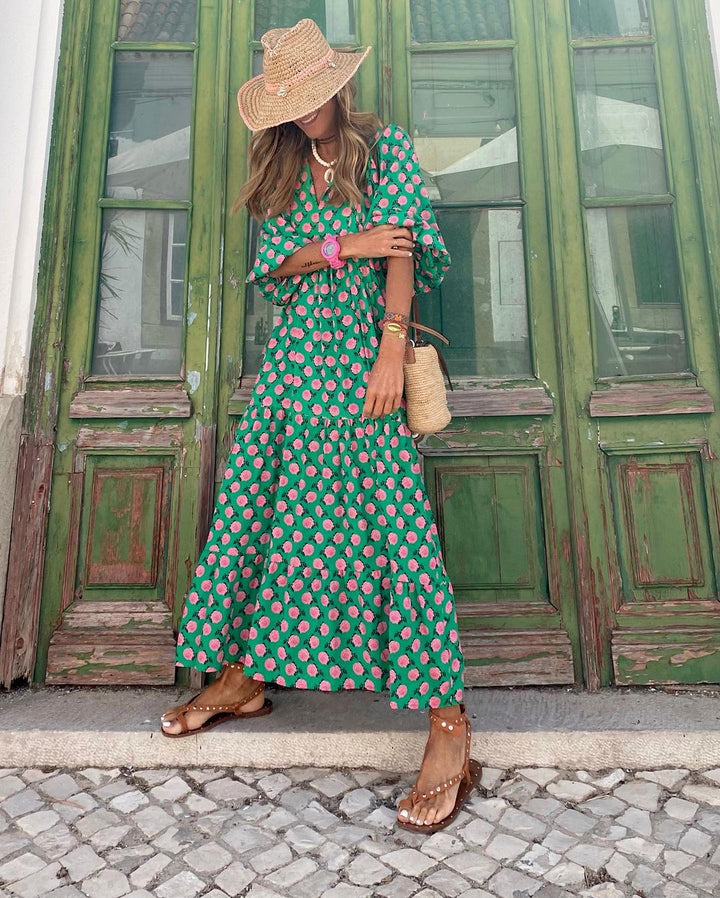 Viola Playful Floral Lightweight Breathable Summer Dress