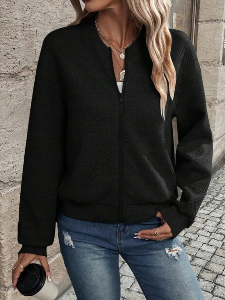Marika Long Sleeve Knitted Cardigan for Autumn Comfort and Elegance