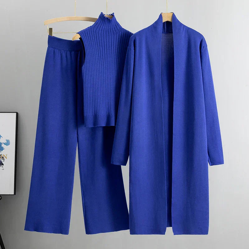 Elle Elegant Antonietta 3-Piece Classic Set with Timeless Style for Autumn