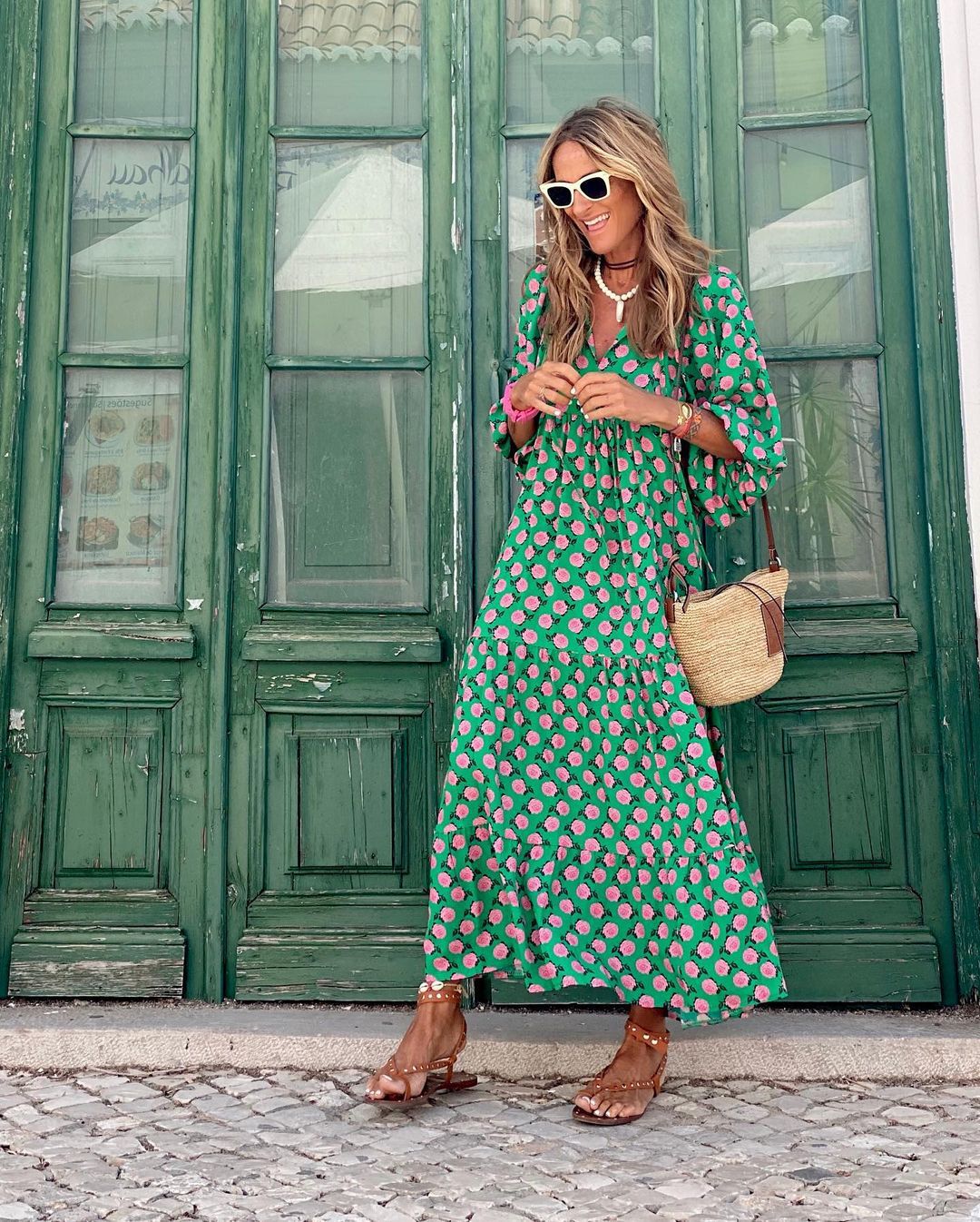 Viola Playful Floral Lightweight Breathable Summer Dress