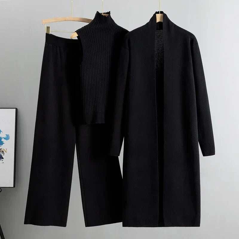 Elle Elegant Antonietta 3-Piece Classic Set with Timeless Style for Autumn