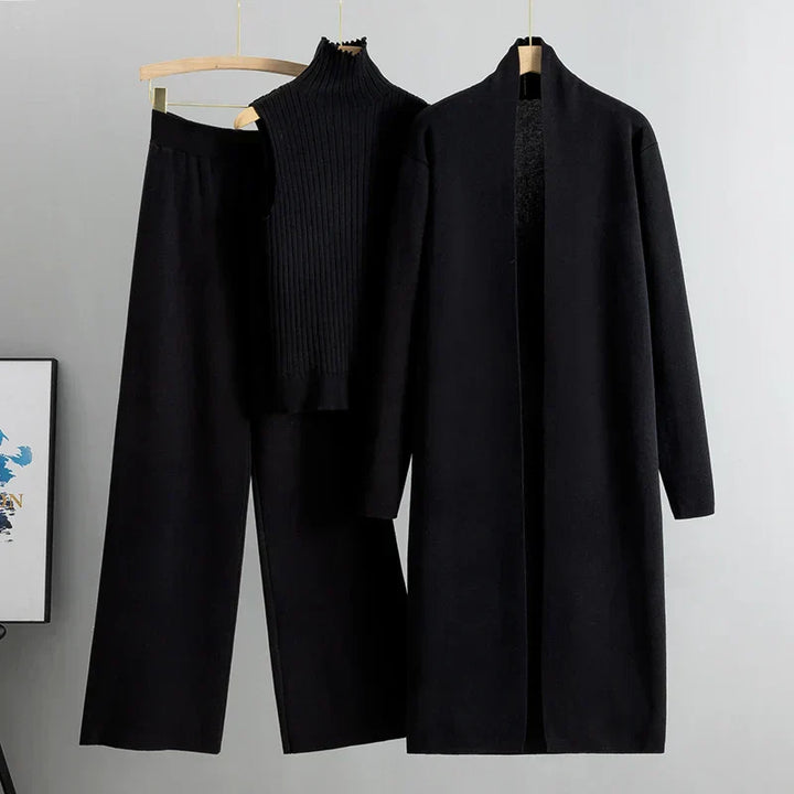 Elle Elegant Antonietta 3-Piece Classic Set with Timeless Style for Autumn