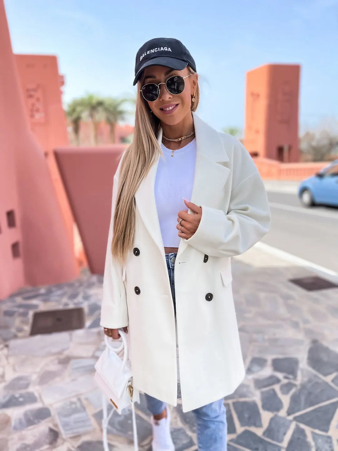 Double-Breasted Wool Coat
