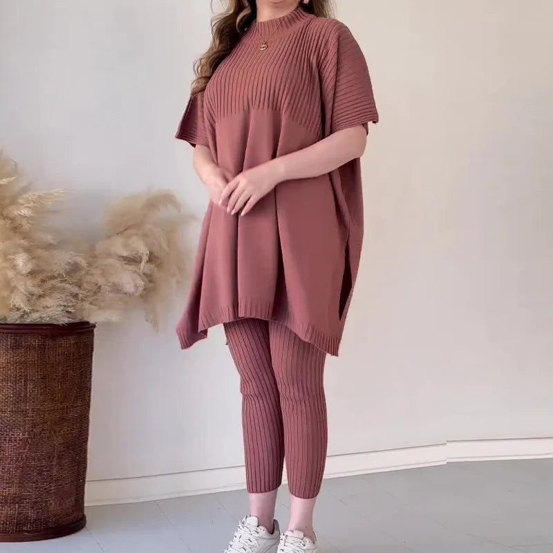 Ciara Two-Piece Soft Knit Set Fall Autumn Winter Knitwear