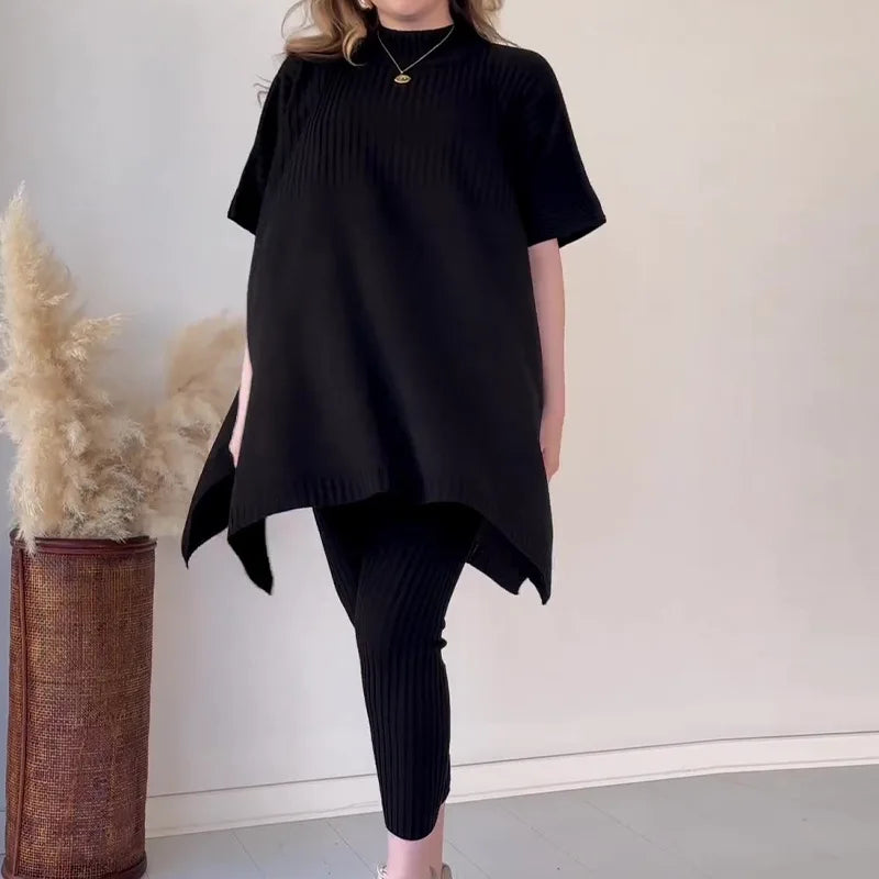 Ciara Two-Piece Soft Knit Set Fall Autumn Winter Knitwear