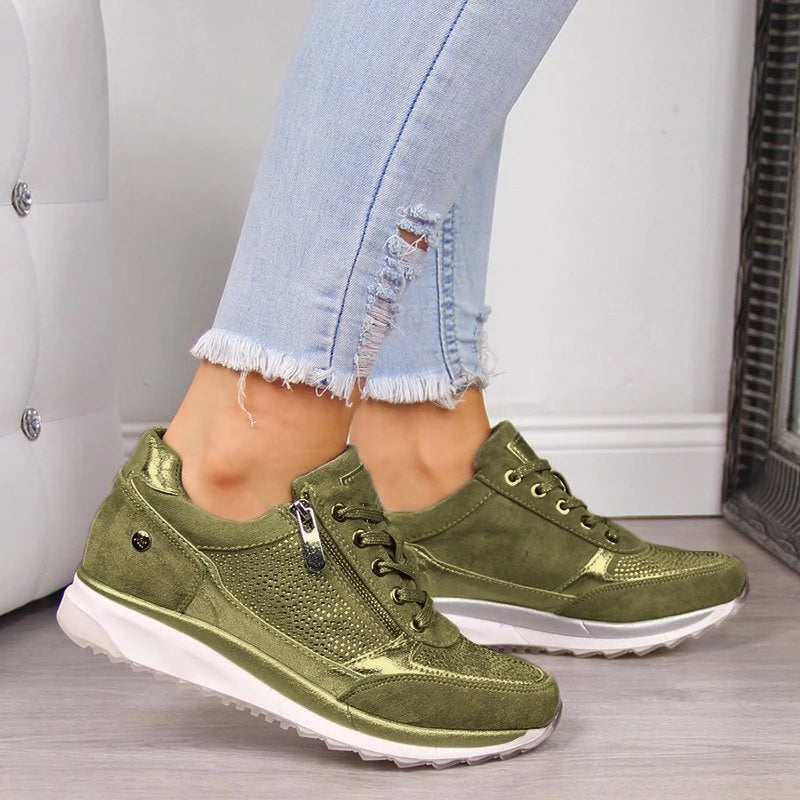 Mirjam Orthopedic Sneakers with Zipper – Comfortable, Stylish Footwear for Autumn and Summer
