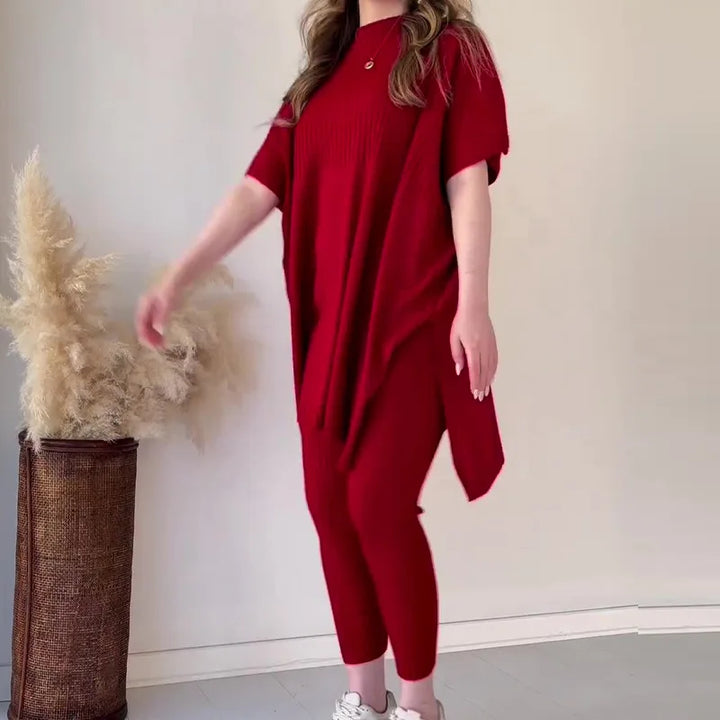 Ciara Two-Piece Soft Knit Set Fall Autumn Winter Knitwear